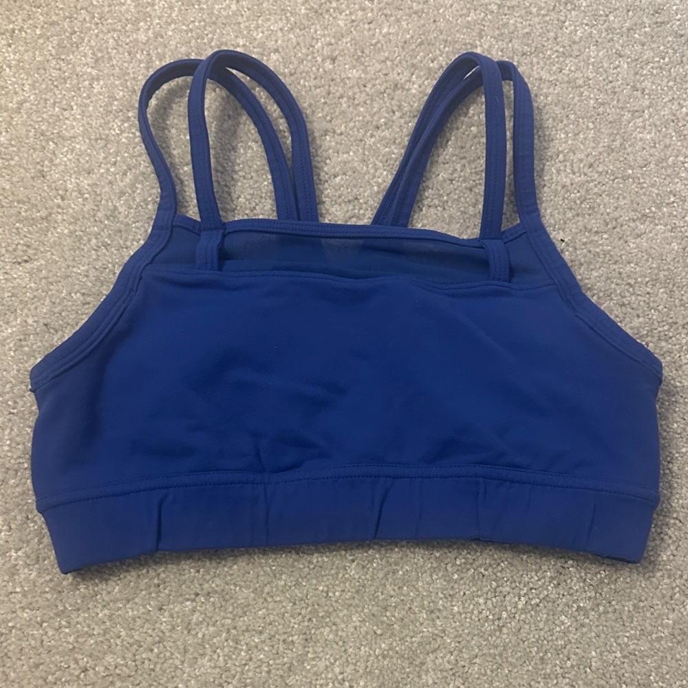 Oiselle Ballard Bra in Big Blue